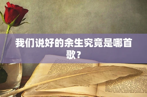 我们说好的余生究竟是哪首歌？