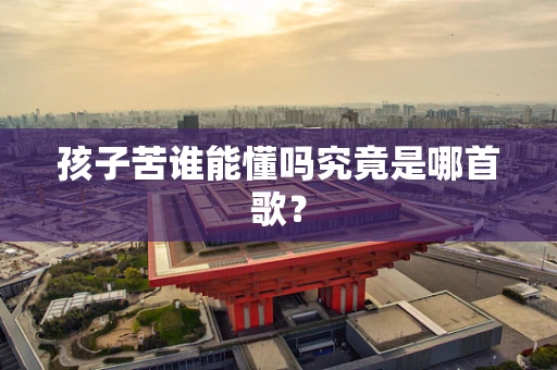 孩子苦谁能懂吗究竟是哪首歌？