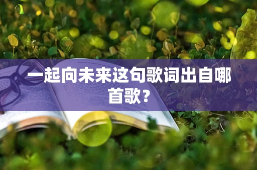 一起向未来这句歌词出自哪首歌？