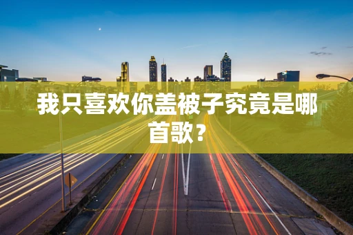 我只喜欢你盖被子究竟是哪首歌？