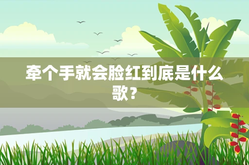 牵个手就会脸红到底是什么歌？
