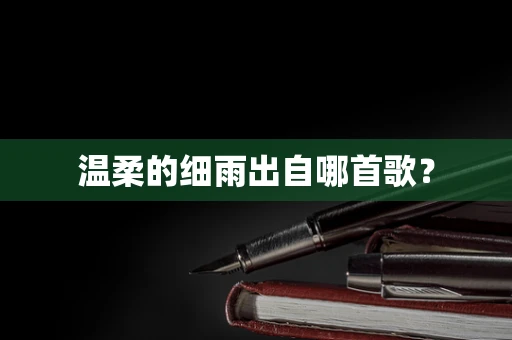 温柔的细雨出自哪首歌？