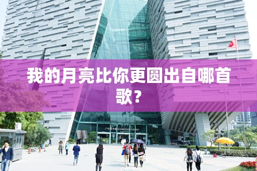 我的月亮比你更圆出自哪首歌？