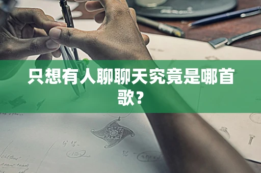 只想有人聊聊天究竟是哪首歌？