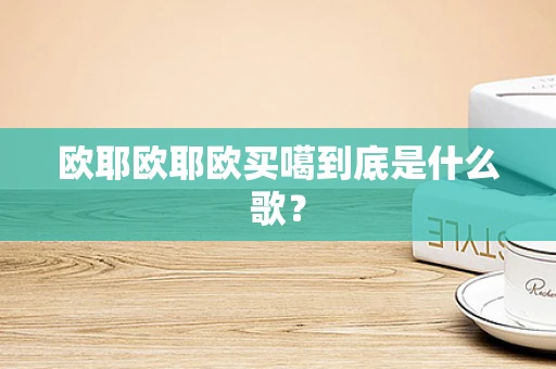 欧耶欧耶欧买噶到底是什么歌？