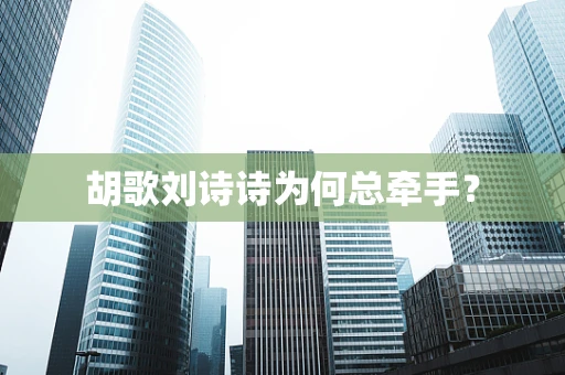 胡歌刘诗诗为何总牵手？