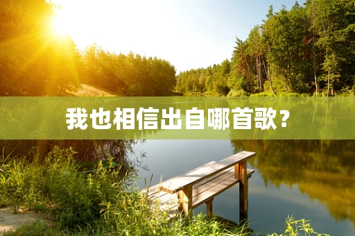 我也相信出自哪首歌？
