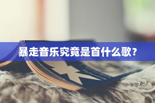 暴走音乐究竟是首什么歌？