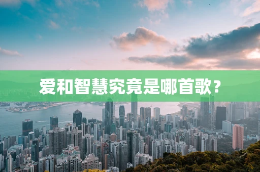 爱和智慧究竟是哪首歌？