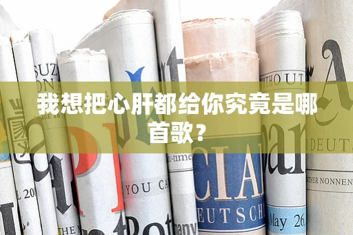 我想把心肝都给你究竟是哪首歌？