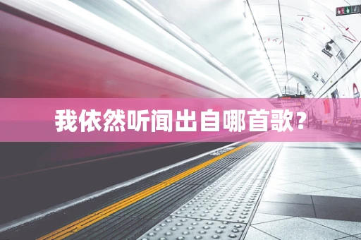 我依然听闻出自哪首歌？