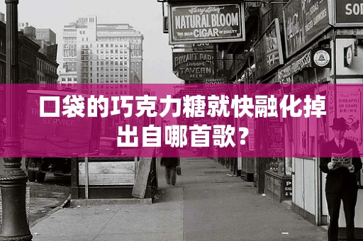 口袋的巧克力糖就快融化掉出自哪首歌？