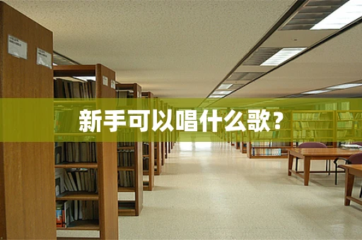 新手可以唱什么歌？