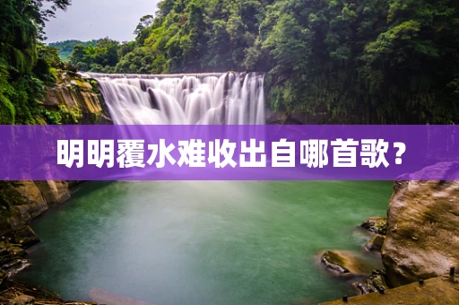 明明覆水难收出自哪首歌？