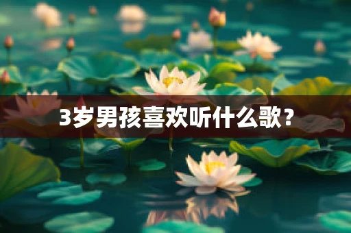 3岁男孩喜欢听什么歌？