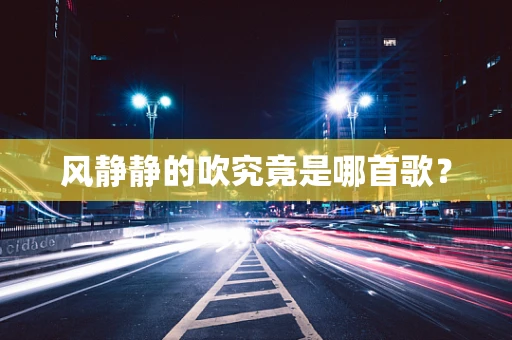 风静静的吹究竟是哪首歌？