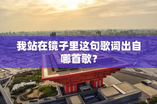 我站在镜子里这句歌词出自哪首歌？