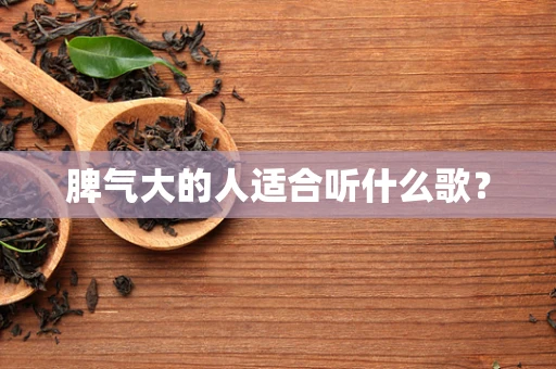 脾气大的人适合听什么歌？