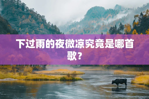 下过雨的夜微凉究竟是哪首歌？