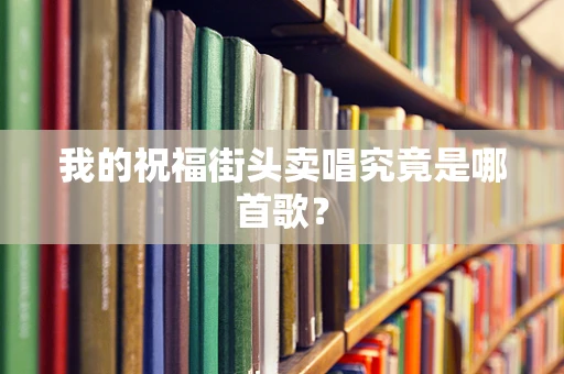 我的祝福街头卖唱究竟是哪首歌？