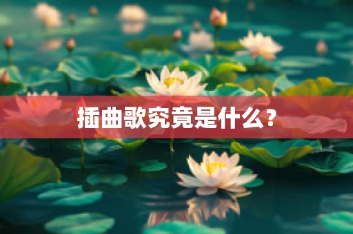 插曲歌究竟是什么？