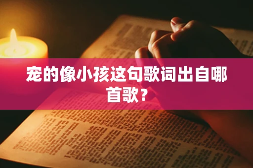 宠的像小孩这句歌词出自哪首歌？