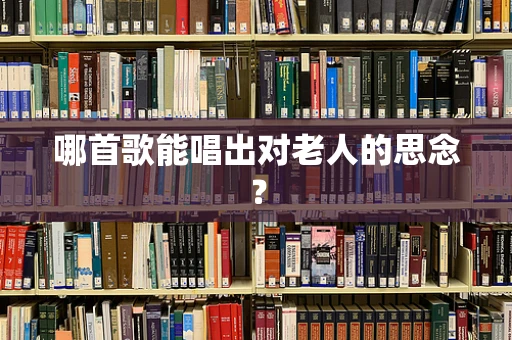 哪首歌能唱出对老人的思念？