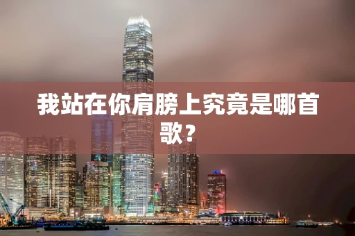 我站在你肩膀上究竟是哪首歌？