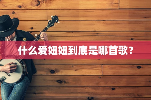 什么爱妞妞到底是哪首歌？