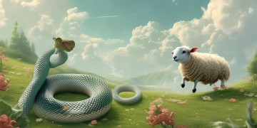 生肖歌长蛇爬什么羊追的谜底是什么？