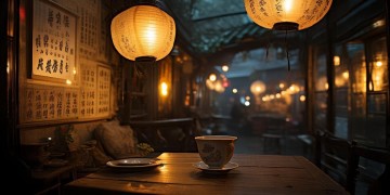 深夜小茶馆结尾的歌究竟是什么？