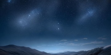 抬头望着星空这句歌词出自哪首歌？