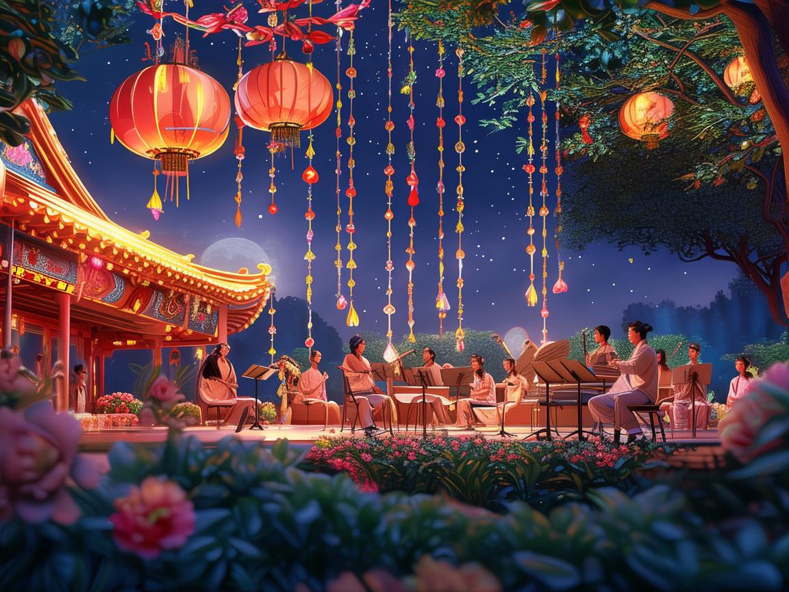 中秋晚会开场合唱选什么歌合适？
